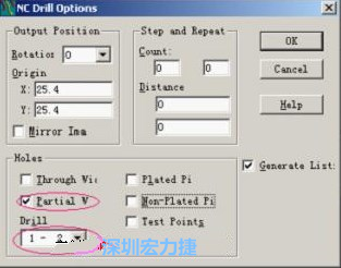 轉(zhuǎn)完Gerber后，接著還需轉(zhuǎn)鉆孔，通孔和盲、埋孔的轉(zhuǎn)法有所不同，轉(zhuǎn)通孔只須點(diǎn)擊Add，在彈出的窗口Document Name輸入文件名
