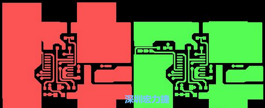 此操作可使文件中大部分的焊盤(pán)輸出后仍為焊盤(pán)，不會(huì)成為線性焊盤(pán)，并且不會(huì)產(chǎn)生像下圖一樣的短路情況