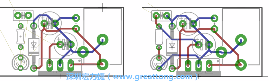 2.3. 下一步，進(jìn)行布線并連接各個(gè)電源供應(yīng)的連結(jié)點(diǎn)。